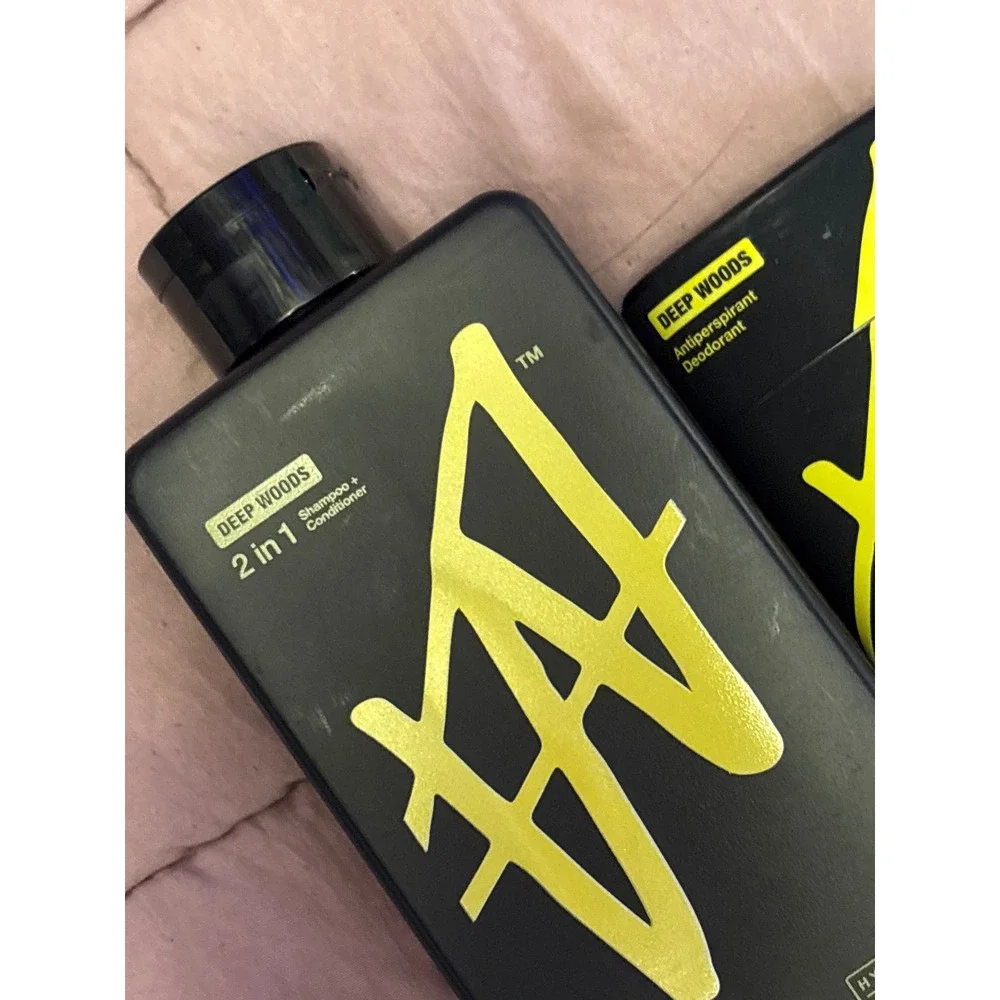 NEW W by Jake Paul Mens Deep Woods 2 in 1 Shampoo Conditioner + Deodorant‎ Set